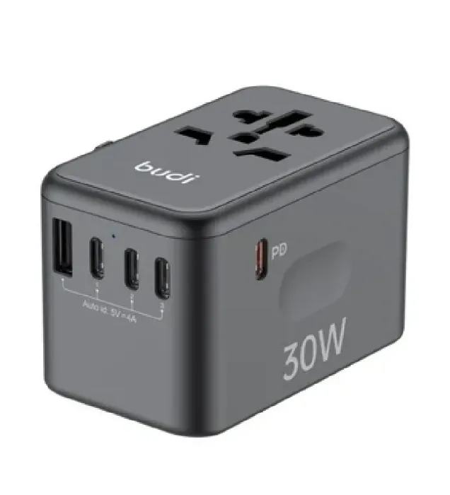 تصویر  شارژر دیواری بودی 30 وات مدل AC355B30 با خروجی USB و USB-C