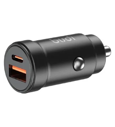 تصویر  شارژر فندکی بودی مدل CC602B توان 30 وات با خروجی USB و USB-C