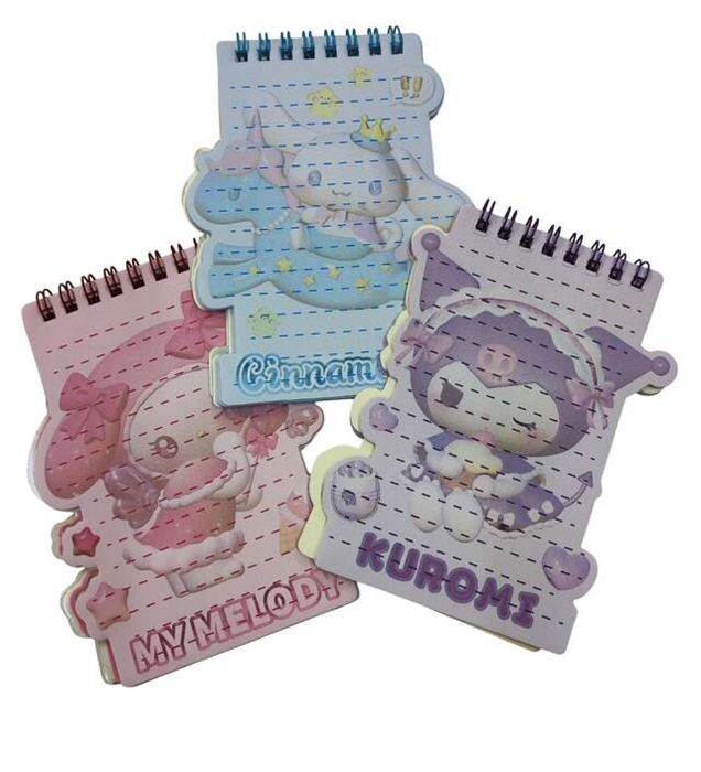 تصویر  دفترچه برچسب دار کرومی و مای ملودی و سینمارول