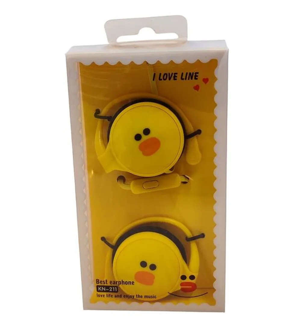 تصویر  هندزفری سیمی فانتزی طرح حیوانات - طرح 2