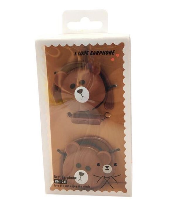 تصویر  هندزفری سیمی فانتزی طرح حیوانات - طرح 2