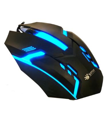 تصویر  ماوس باسیم گیمینگ لوتوس مدل BLUELIGHT-5W