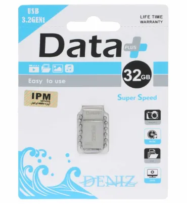 تصویر  فلش مموری دیتا پلاس مدل Deniz USB 3.2 ظرفیت 32 گیگابایت