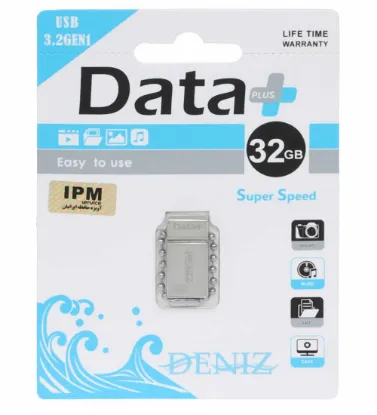 تصویر  فلش مموری دیتا پلاس مدل Deniz USB 3.2 ظرفیت 32 گیگابایت