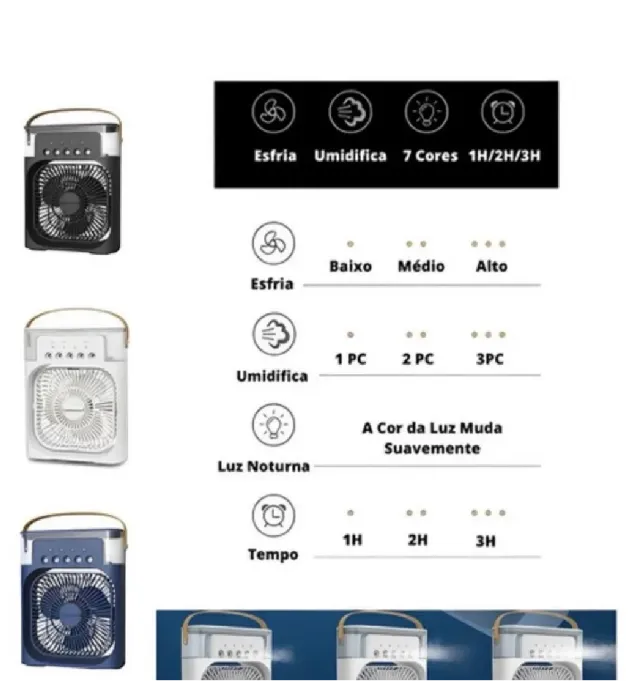 تصویر  پنکه رومیزی مدل مه پاش