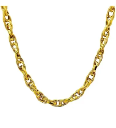 تصویر  زنجیر طلا زنانه 18 عیار کامک مدل زنجیری - 15.5 گرم