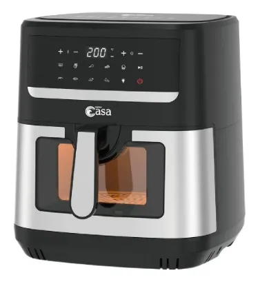 تصویر  سرخ کن بدون روغن سوپر کاسا مدل دو المنته CA-8591