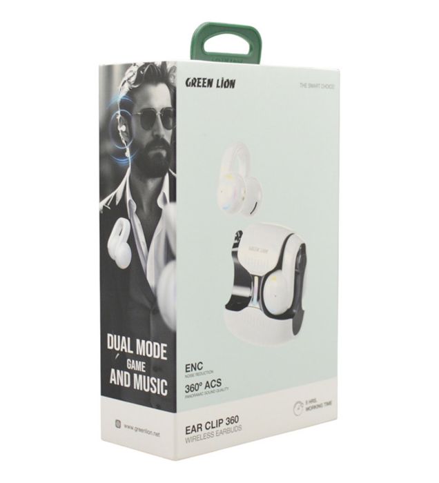 تصویر  هندزفری بلوتوثی گرین لاین مدل EAR CLIP 360 تصویر  هندزفری بلوتوثی گرین لاین مدل EAR CLIP 360