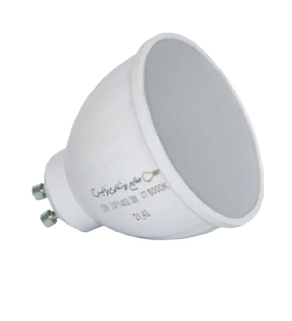 تصویر  لامپ هالوژنی 7 وات زانیس مدل طلقی GU10 پایه استارتی بسته 3 عددی