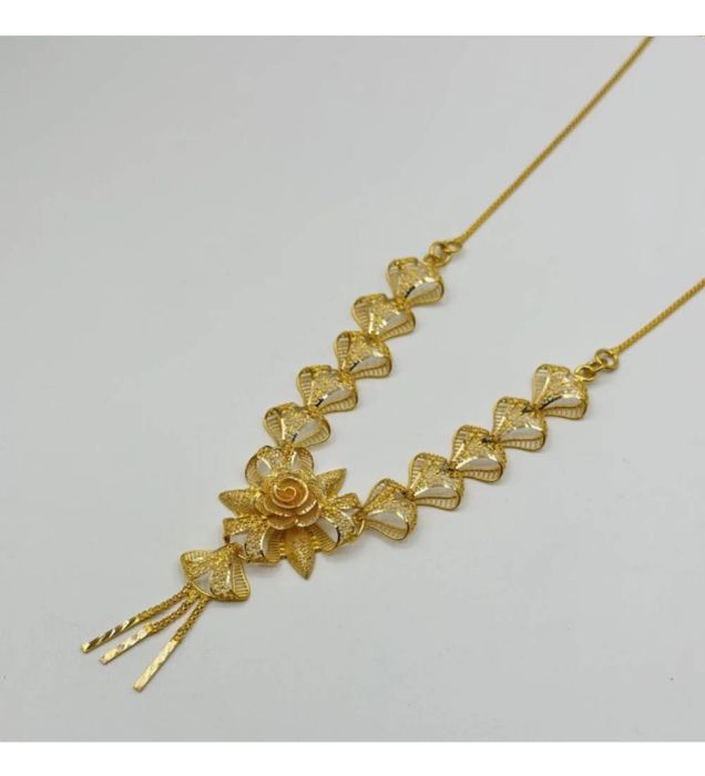 تصویر  نیم ست طلا زنانه 18 عیار مدل اماراتی - 20 گرم