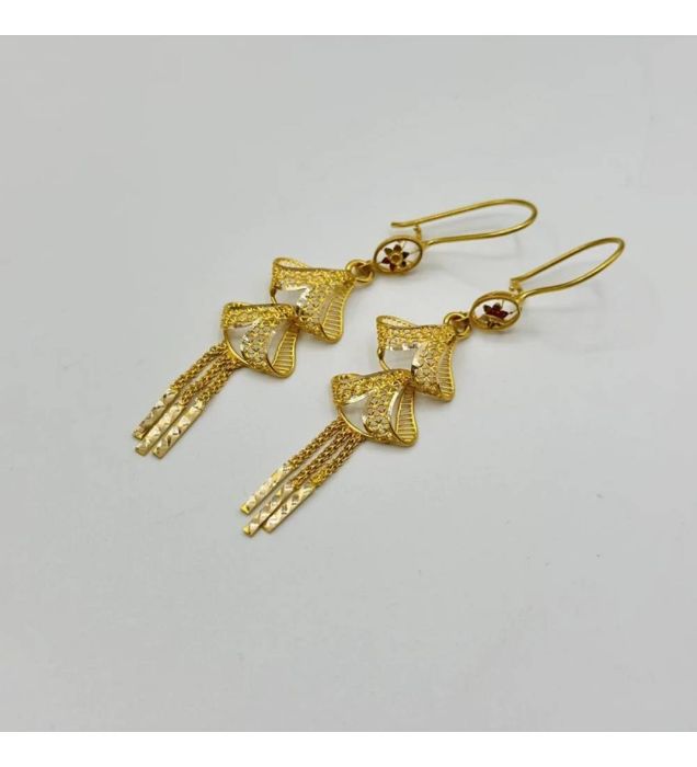 تصویر  نیم ست طلا زنانه 18 عیار مدل اماراتی - 20 گرم