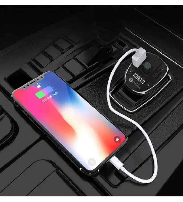 تصویر  شارژر فندکی و پخش کننده اف ام خودرو پرووان مدل PFT93