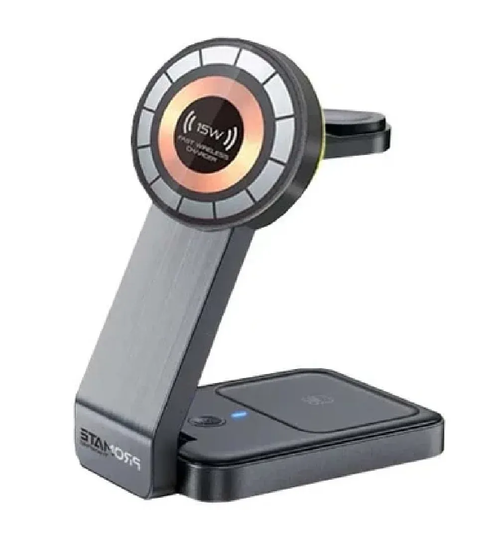 تصویر  شارژر بی سیم 15 وات پرومیت مدل Transfold