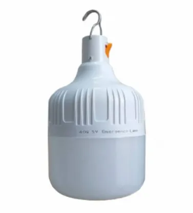 تصویر  لامپ ال ای دی 40 وات مدل استوانه‌ای شارژی