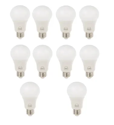 تصویر  لامپ ال ای دی 10 وات بروکس مدل A60 پایه E27 بسته 10 عددی