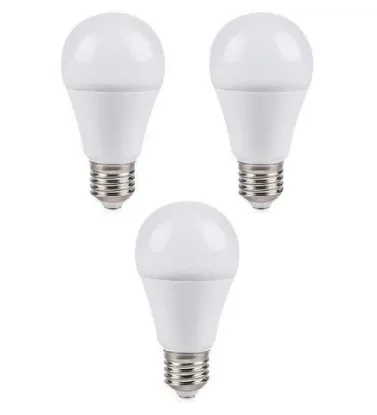 تصویر  لامپ ال ای دی 12 وات مدل حبابی پایه E27 بسته 3 عددی