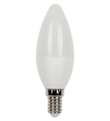 تصویر  لامپ ال ای دی 6 وات مدل شمعی پایه E14 بسته 7 عددی