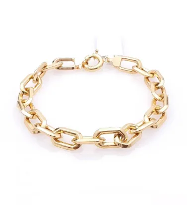 تصویر  دستبند طلا زنانه 18 عیار مدل هرمس 02 - 10 گرم