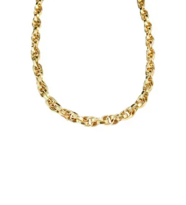 تصویر  دستبند طلا زنانه 18 عیار مدل شنل - 13.2 گرم