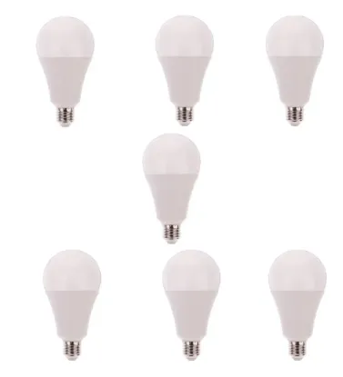تصویر  لامپ ال ای دی 12 وات مدل حبابی پایه E27 بسته 7 عددی