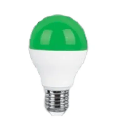 تصویر  لامپ ال ای دی 9 وات پارس شعاع توس مدل حبابی رنگی پایه E27