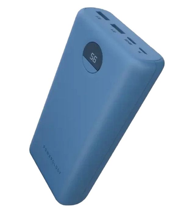 تصویر  پاوربانک 45W پاورلوژی مدل PPBCHA07 ظرفیت 30000 میلی آمپر ساعت