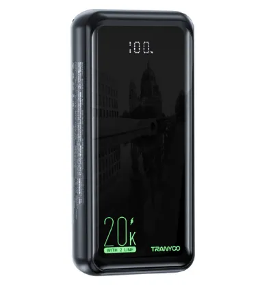 تصویر  پاوربانک ترانیو 22.5W مدل T-K17 ظرفیت 20000 میلی آمپر ساعت