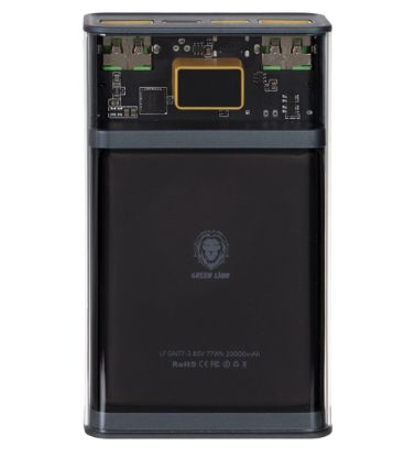 تصویر  پاوربانک گرین لاین مدل GNSFTP20MAHPB 22.5W ظرفیت 20000 میلی آمپر ساعت