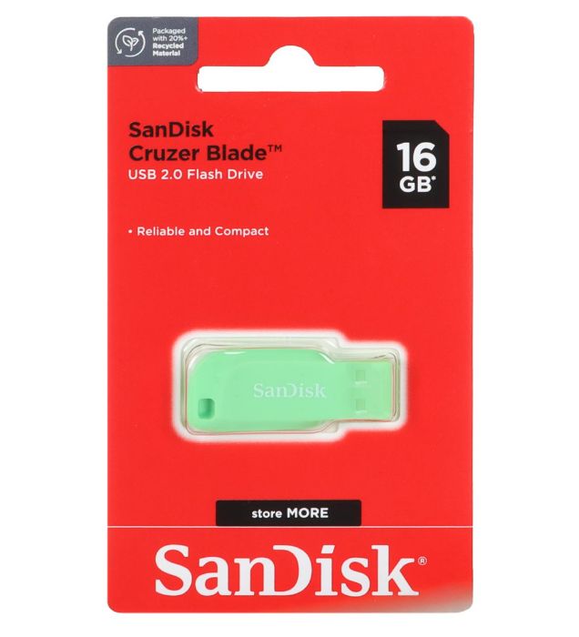 تصویر  فلش مموری سن دیسک مدل Cruzer blade CZ50 ظرفیت 16 گیگابایت