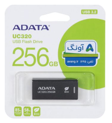 تصویر  فلش مموری ای دیتا مدل UC320 USB 3.2 ظرفیت 256 گیگابایت