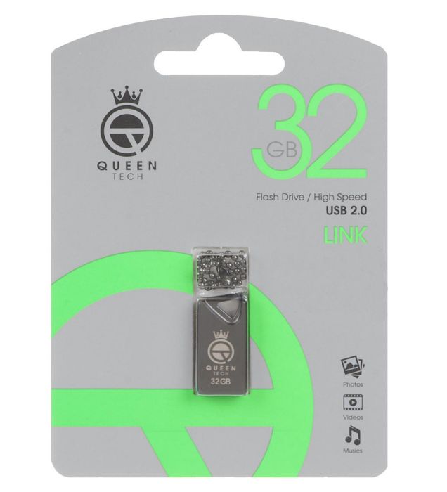 تصویر  فلش مموری کوئین مدل LINK USB 2.0 ظرفیت 32 گیگابایت
