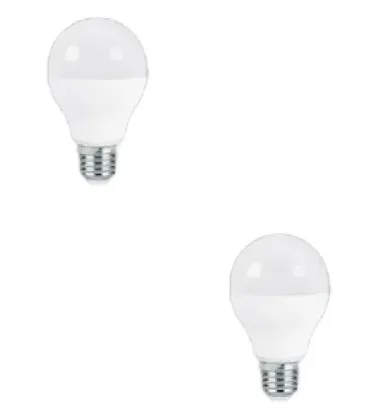 تصویر  لامپ ال ای دی 15 وات پارس شعاع توس مدل حبابی پایه E27 بسته 2 عددی