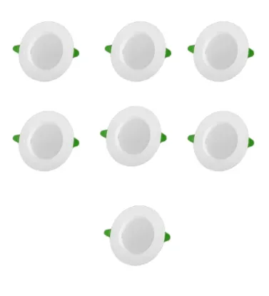 تصویر  لامپ ال ای دی 9،5،2 وات پارس شعاع توس مدل سولاریس دایره ای بسته 7 عددی