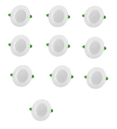 تصویر  لامپ ال ای دی 9،5،2 وات پارس شعاع توس مدل سولاریس دایره ای بسته 10 عددی