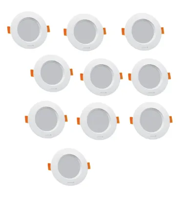 تصویر  لامپ ال ای دی 12 وات پارس شعاع توس مدل سولاریس دایره ای بسته 10 عددی