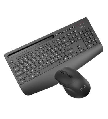 تصویر  کیبورد و ماوس بی سیم تسکو مدل TKM7025