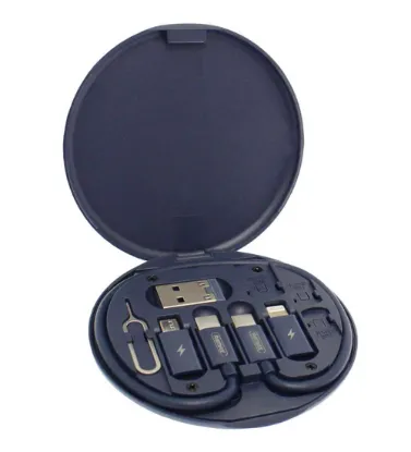 تصویر  کابل تبدیل USB-C به USB-C / لایتنینگ / USB / micro USB مدل 60w طول 28 سانتی متر