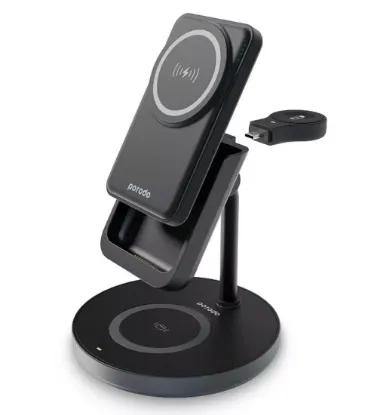 تصویر  شارژر وایرلس چهار کاره پرودو مدل PD-PBFCH024