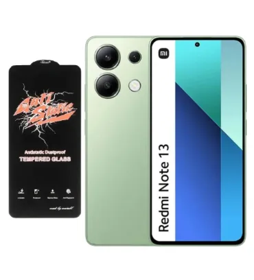 تصویر گوشی موبایل شیائومی مدل ردمی نوت 13 4G ظرفیت 256 گیگابایت رم 8 گیگابایت به همراه محافظ تمام صفحه (گلس) آنتی استاتیک