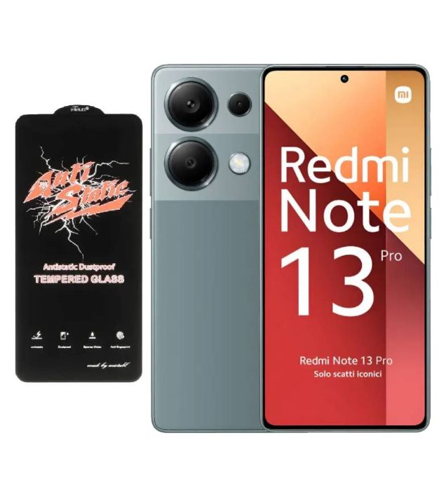 تصویر  گوشی موبایل شیائومی مدل ردمی نوت 13 پرو 4G ظرفیت 256 گیگابایت رم 8 گیگابایت به همراه محافظ تمام صفحه (گلس) آنتی استاتیک