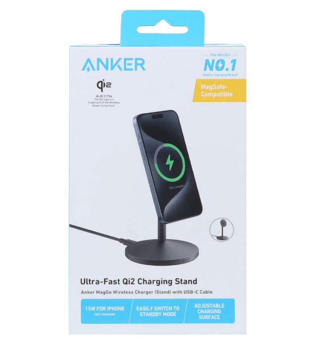 تصویر  شارژر وایرلس 15W انکر مدل A25X1H11