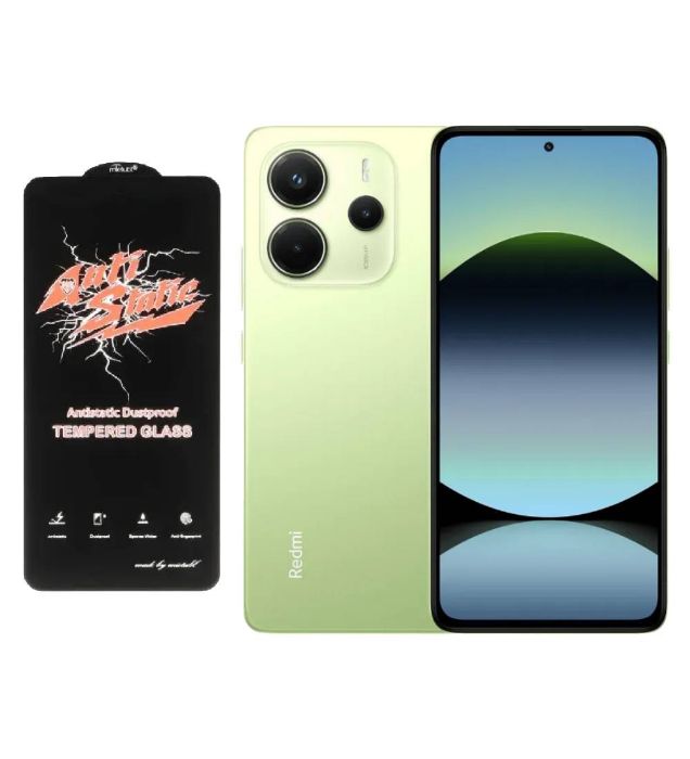 تصویر  گوشی موبایل شیائومی Redmi Note 14 4G ظرفیت 512 گیگابایت رم 8 گیگابایت به همراه محافظ تمام صفحه (گلس) آنتی استاتیک