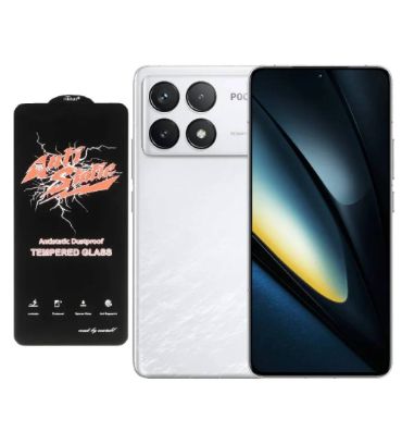 گوشی موبایل شیائومی مدل Poco F6 Pro ظرفیت 512 گیگابایت رم 12 گیگابایت به همراه محافظ تمام صفحه (گلس) آنتی استاتیک