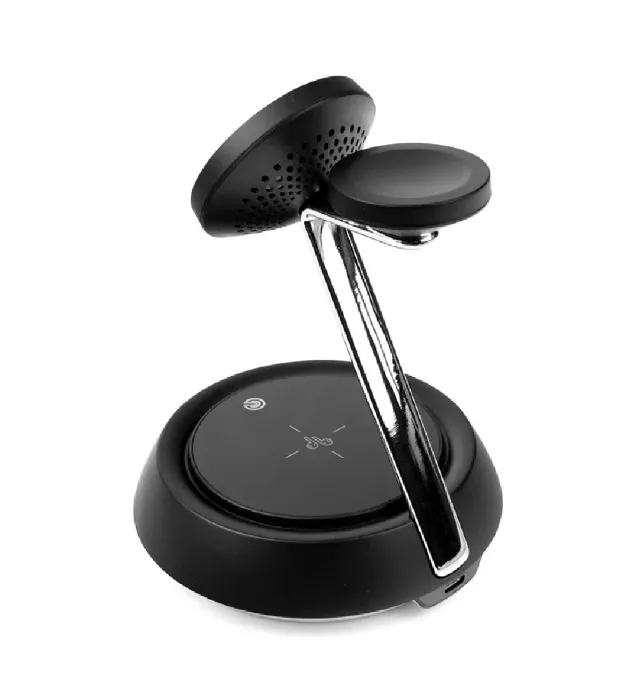 تصویر  شارژر وایرلس سه کاره هیسکا مدل HR-13