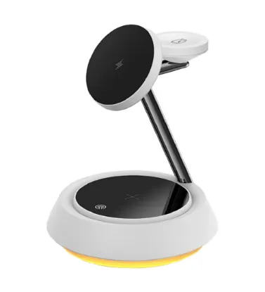 تصویر  شارژر وایرلس سه کاره ویوو مدل W002