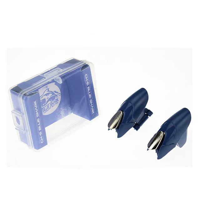 تصویر  دسته بازی موبایل پابجی مدل P1 به همراه آستین کنترل کننده انگشت 2 عددی