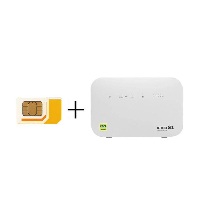 تصویر  مودم ایرانسل TF-i60 TD-LTE مدل S1 (خام) + سیم کارت