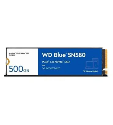 هارد اینترنال وسترن دیجیتال مدل WD Blue SN580 NVMe ظرفیت 500 گیگابایت