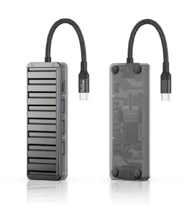 تصویر  هاب 4 پورت USB-C پرووان مدل PHU554