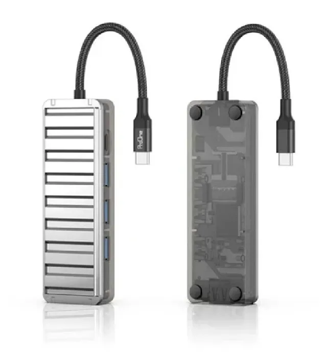 تصویر  هاب 4 پورت USB-C پرووان مدل PHU554